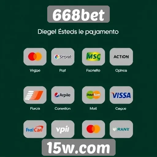 Métodos de pagamento disponíveis no 668bet
